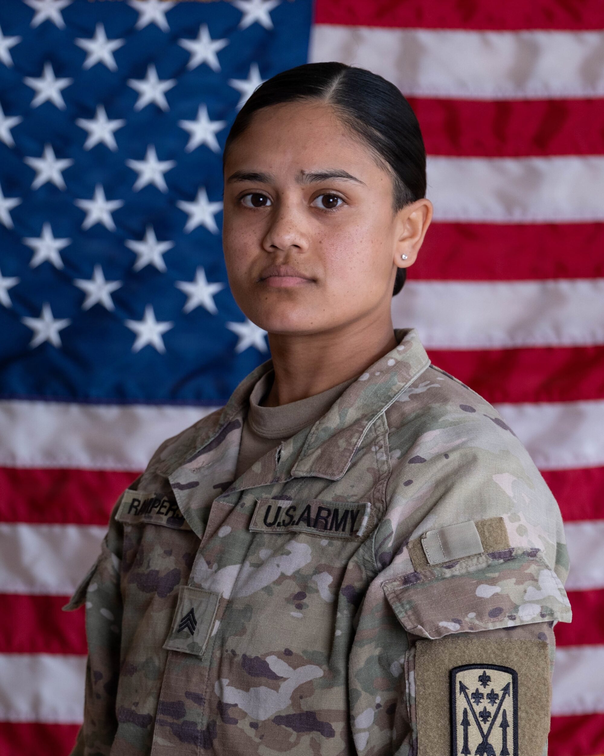 Official portrait of Sgt. Angel Rampersad
